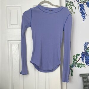 Women's Purple Long Sleeve Top